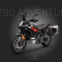 Jeu de valises "Touring" pour KTM 790 et 890 ADVENTURE/R/RALLY (19-23)