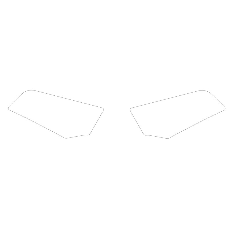 Kit d'autocollants de protection de réservoir de carburant pour KTM 125/390 DUKE (2017-2023)