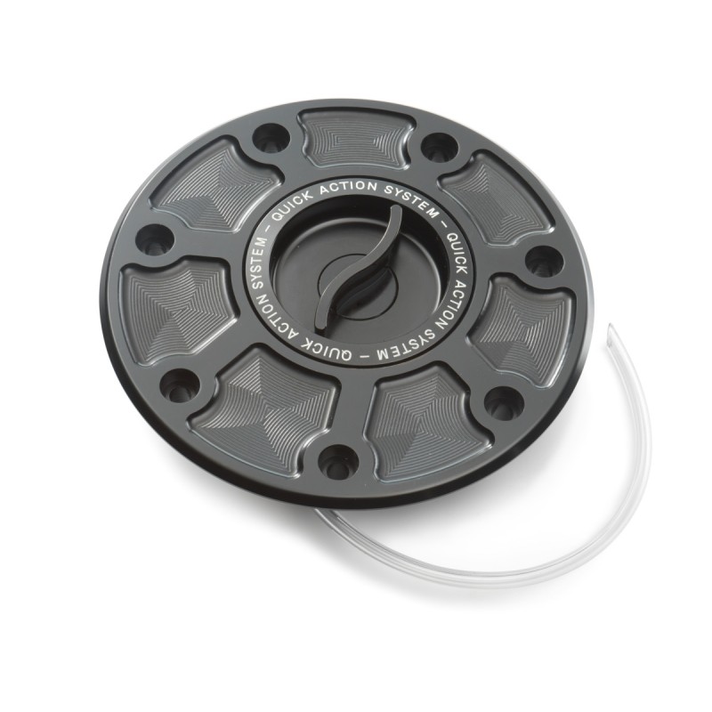 Système d'ouverture rapide de bouchon de réservoir de carburant pour KTM 790/890 DUKE (2017-23) Système d'ouverture rapide de bouchon de réservoir de carburant pour KTM 790/890 DUKE (2017-23)