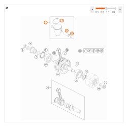 Piston kit size I