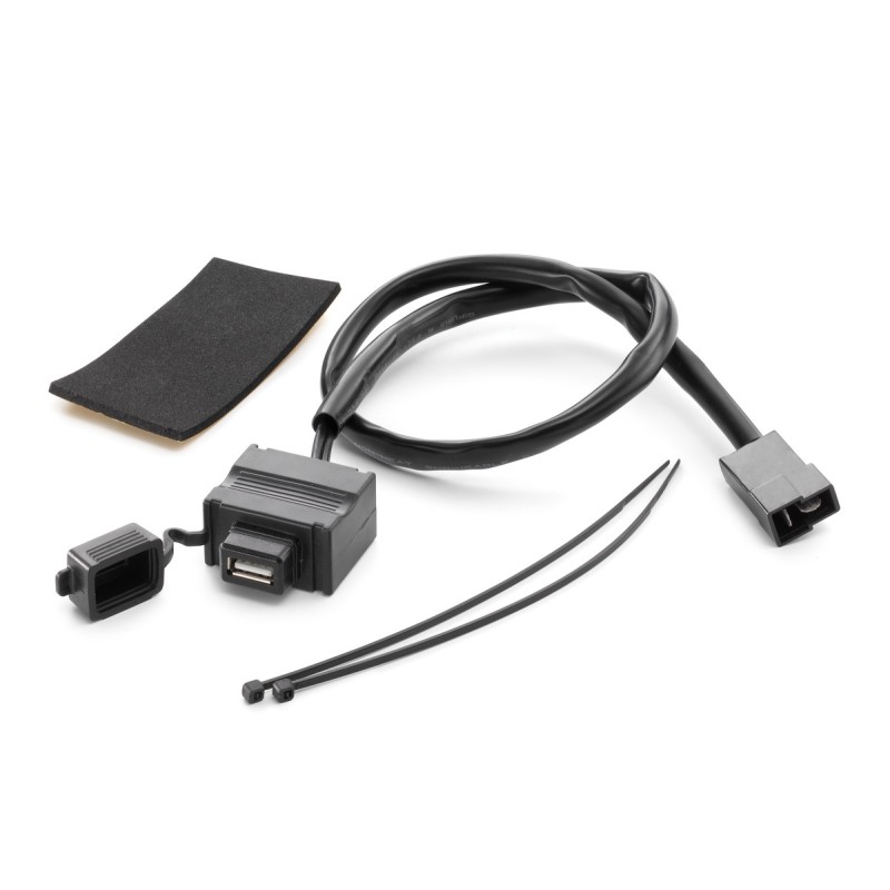 Kit de port de chargement USB-A pour motos KTM 125/390 DUKE (11-23) et 690 DUKE/ENDURO/R (16-23)