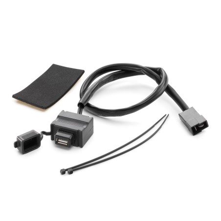 Kit de port de chargement USB-A pour motos KTM 125/390 DUKE (11-23) et 690 DUKE/ENDURO/R (16-23)