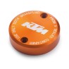 Couvercle maitre cylindre frein Avant Orange anodisé KTM pour 690/890/1290 DUKE et 1190/1290 ADVENTURE