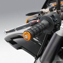 Embouts de guidon anodisés Orange KTM pour SX/EXC/SMR et 690/790/890/990 DUKE