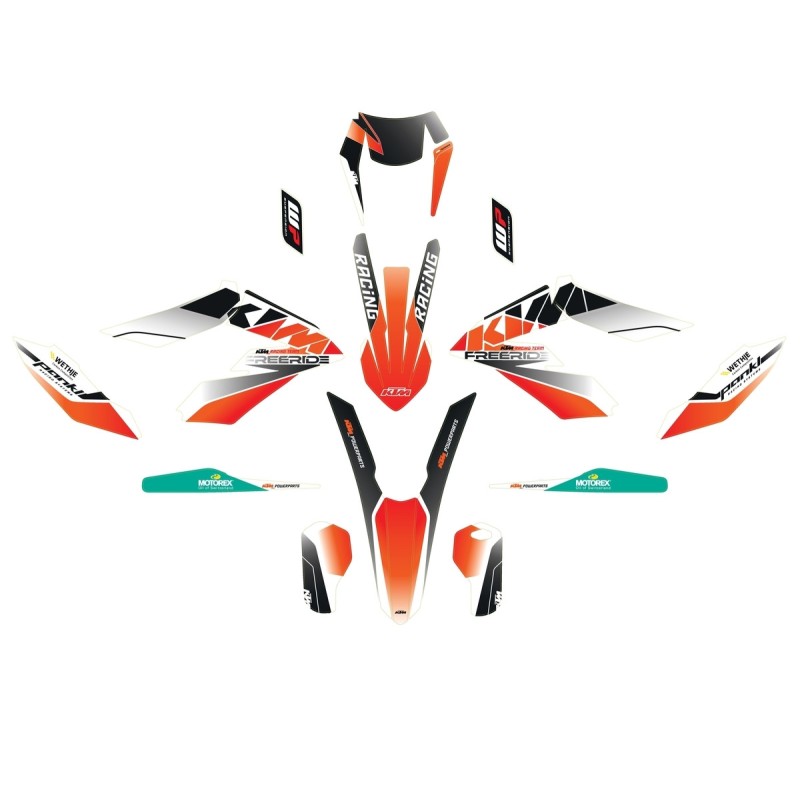 Kit déco "Raceline" pour KTM FREERIDE 250-F et E-XC (18-21)